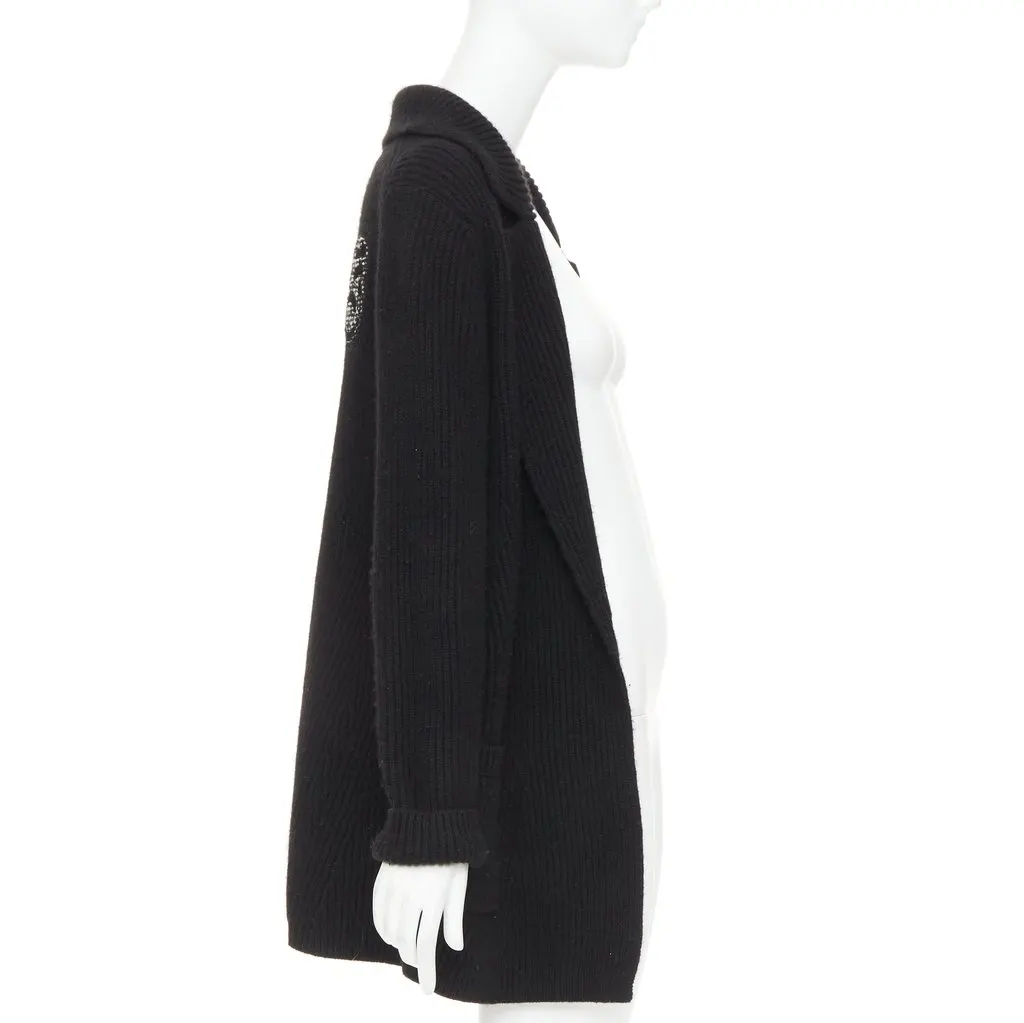 Chanel Gabrielle Coco cardigan Black Cashmere Fair - Model View