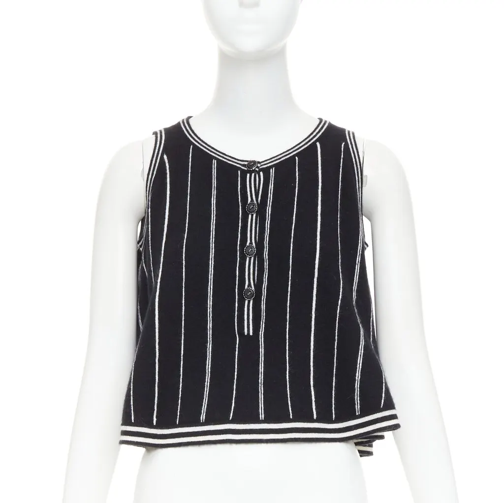 Chanel Black Cashmere Knitwear Black Cashmere Very good - Inside View