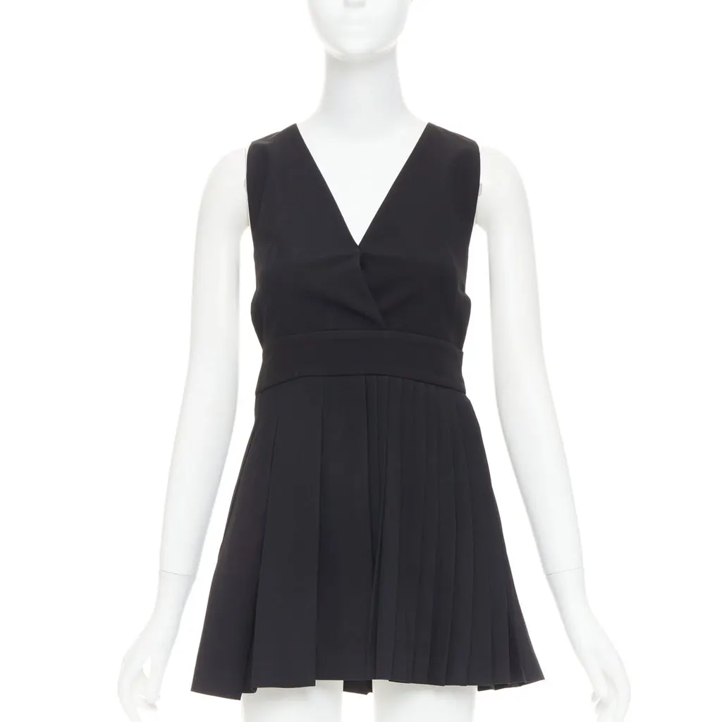 Fausto Puglisi Black Dress Black Acetate Very good - Inside View