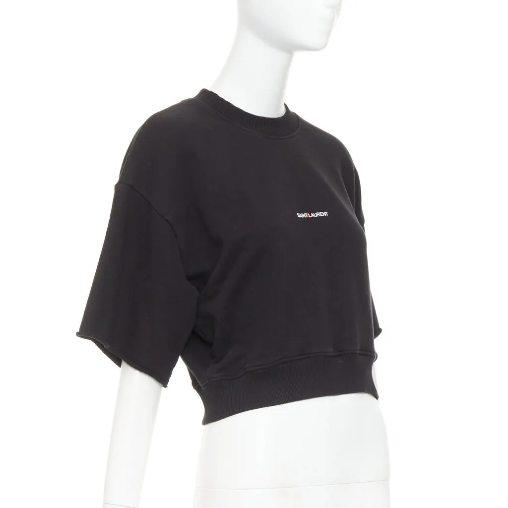 Saint Laurent Black Cotton Top Black Cotton Very good - Inside View