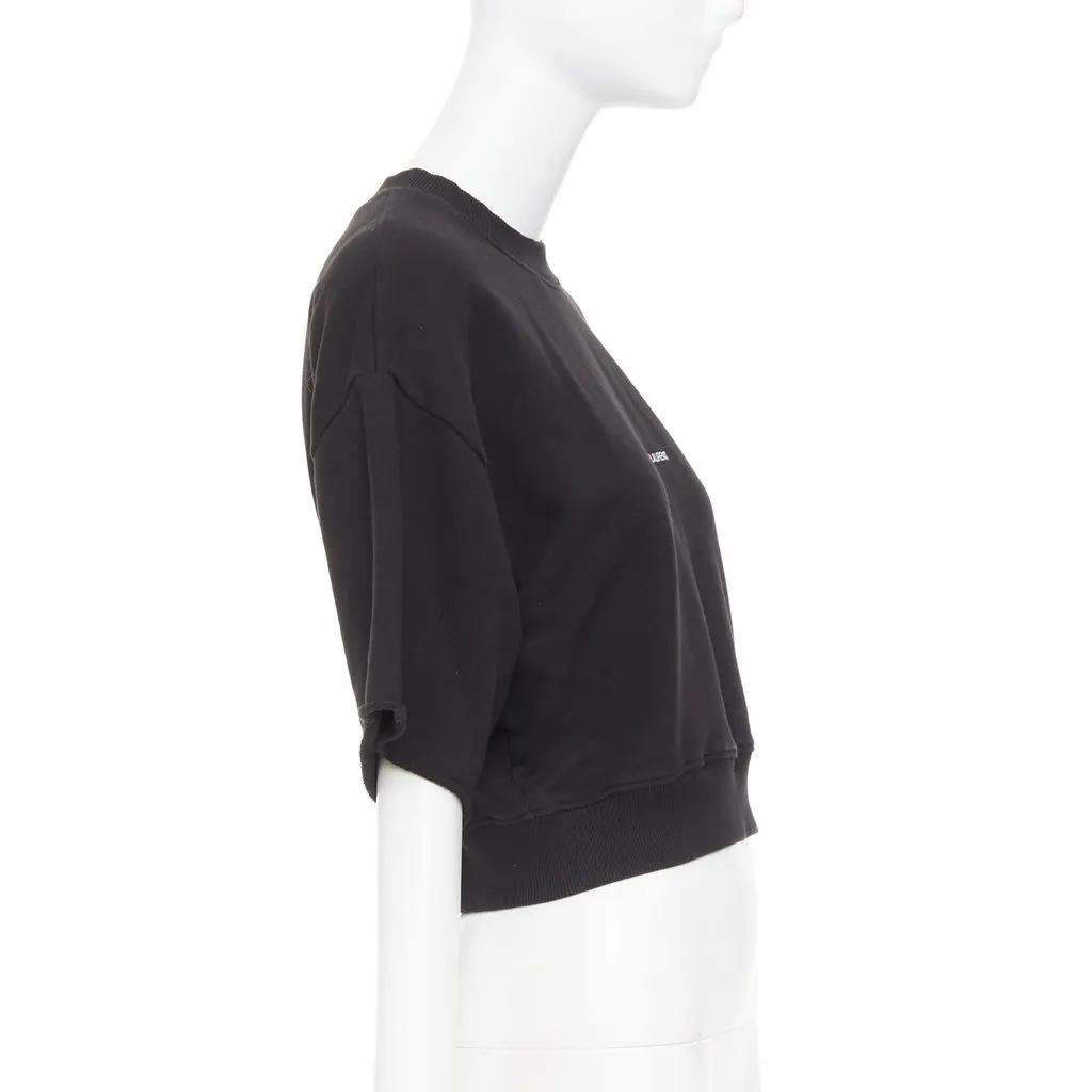 Saint Laurent Black Cotton Top Black Cotton Very good - Model View