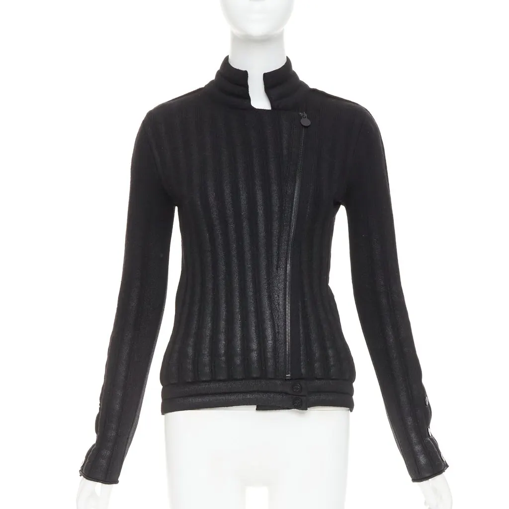 Chanel Black Wool Coat