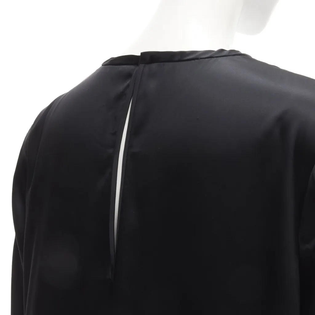Alexander Wang Minimal Satin Dress Black Polyester Never worn - Back View