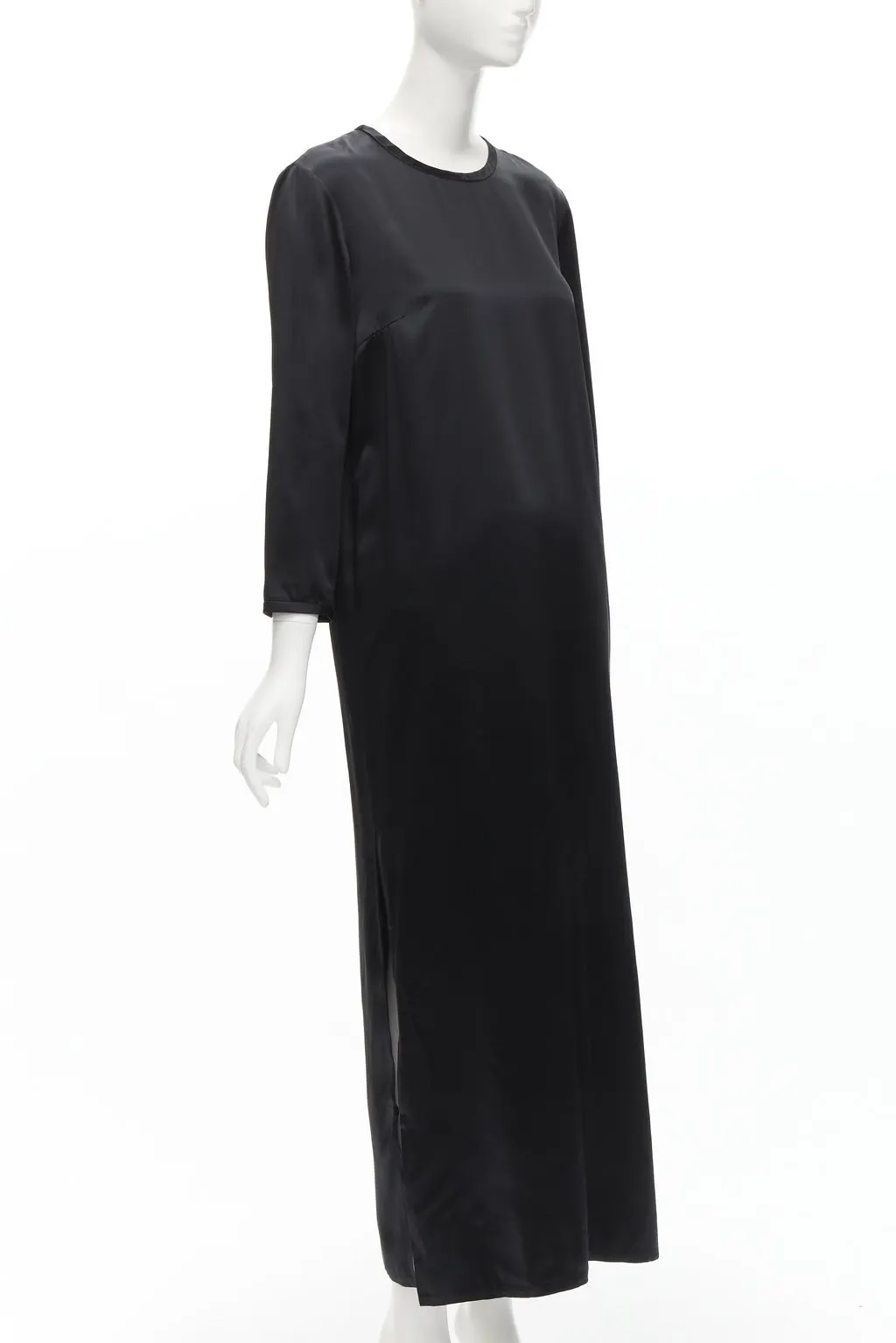 Alexander Wang Minimal Satin Dress Black Polyester Never worn - Inside View