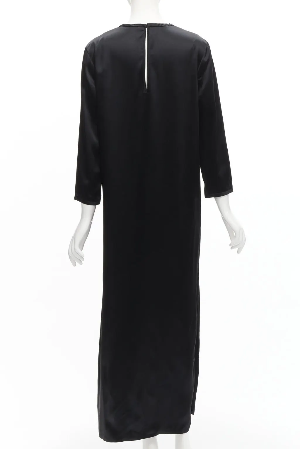 Alexander Wang Minimal Satin Dress Black Polyester Never worn - Box View