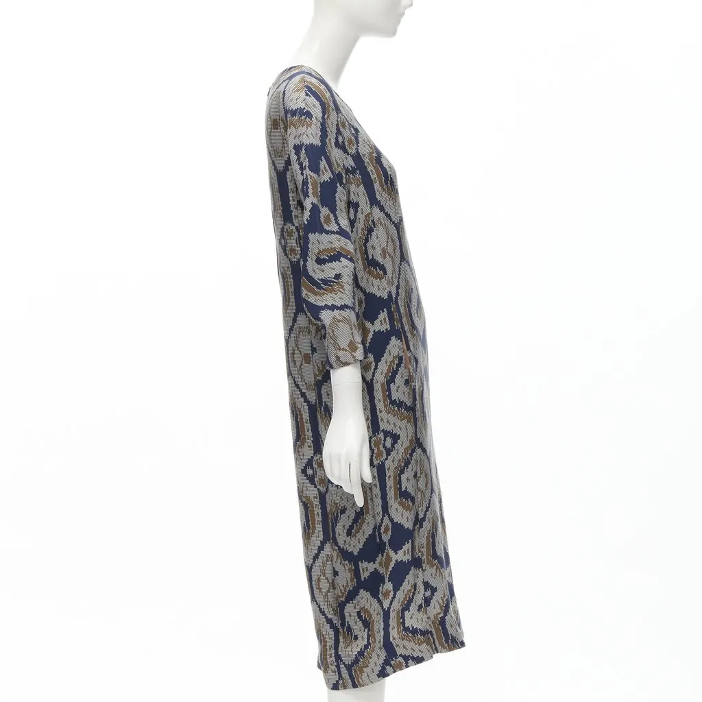 By Malene Birger Ethnic Midi Dress MultiColor Viscose Never worn - Model View
