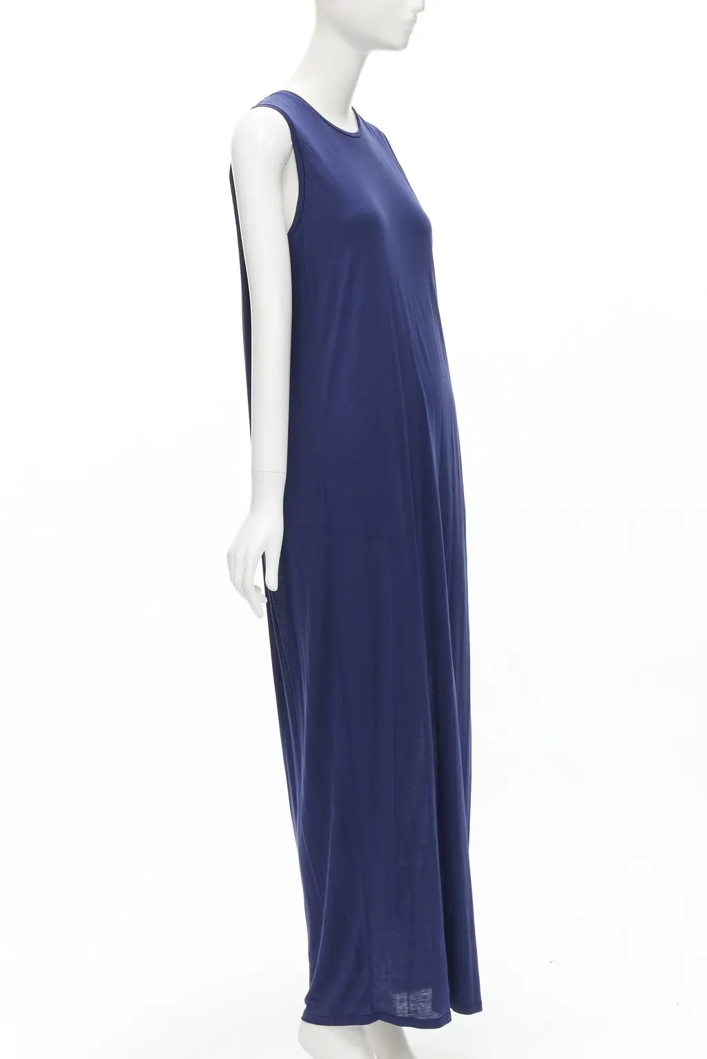Acne Studios Cape Tank Dress Blue Polyester Never worn - Inside View