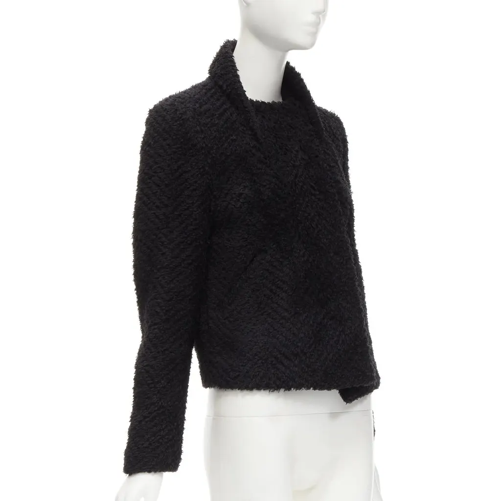 Isabel Marant Wool Stand Collar Jacket Black Wool Never worn - Model View