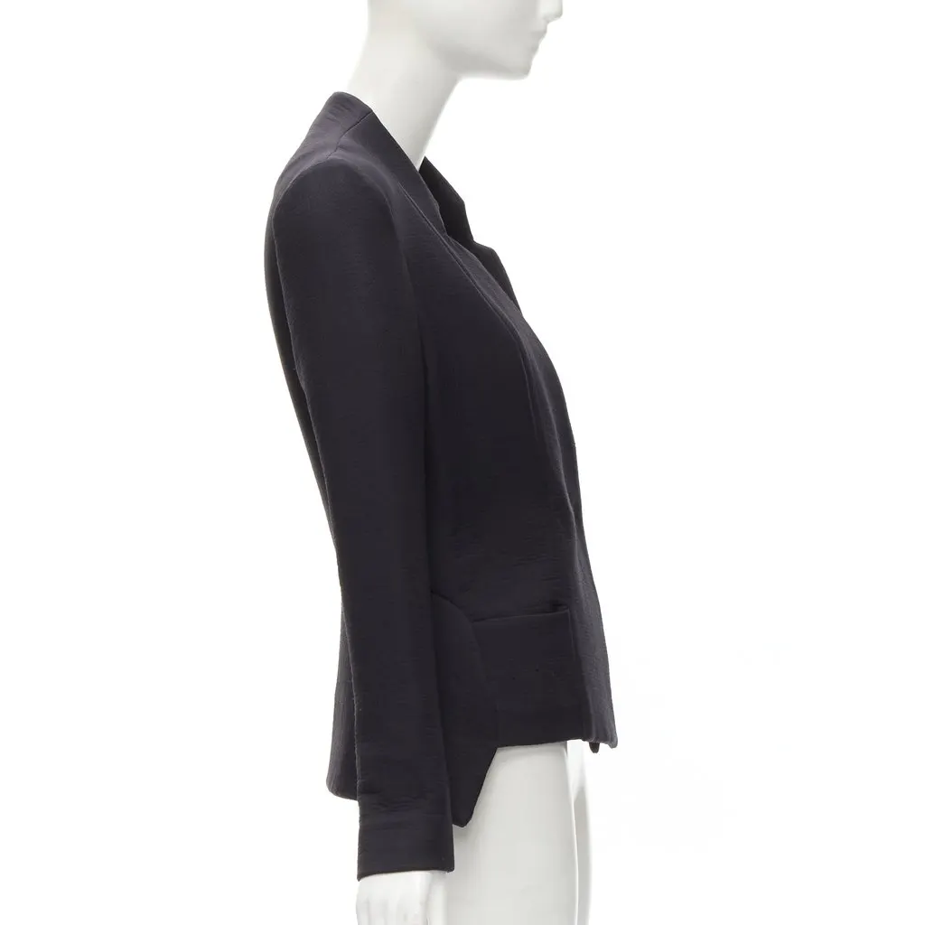 ZERO+MARIA CORNEJO Black Cutout Jacket Black Wool Good - Box View