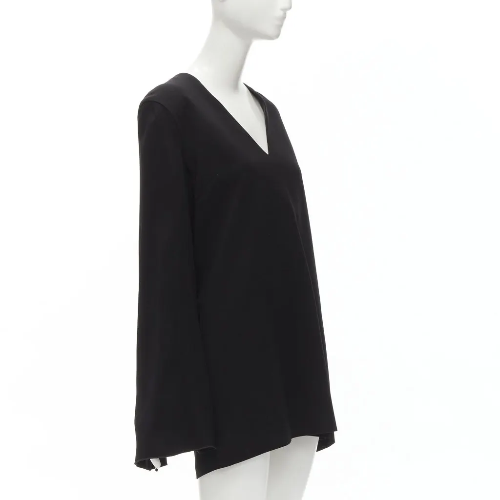 Dion Lee Cape Satin Dress Black Viscose Never worn - Inside View
