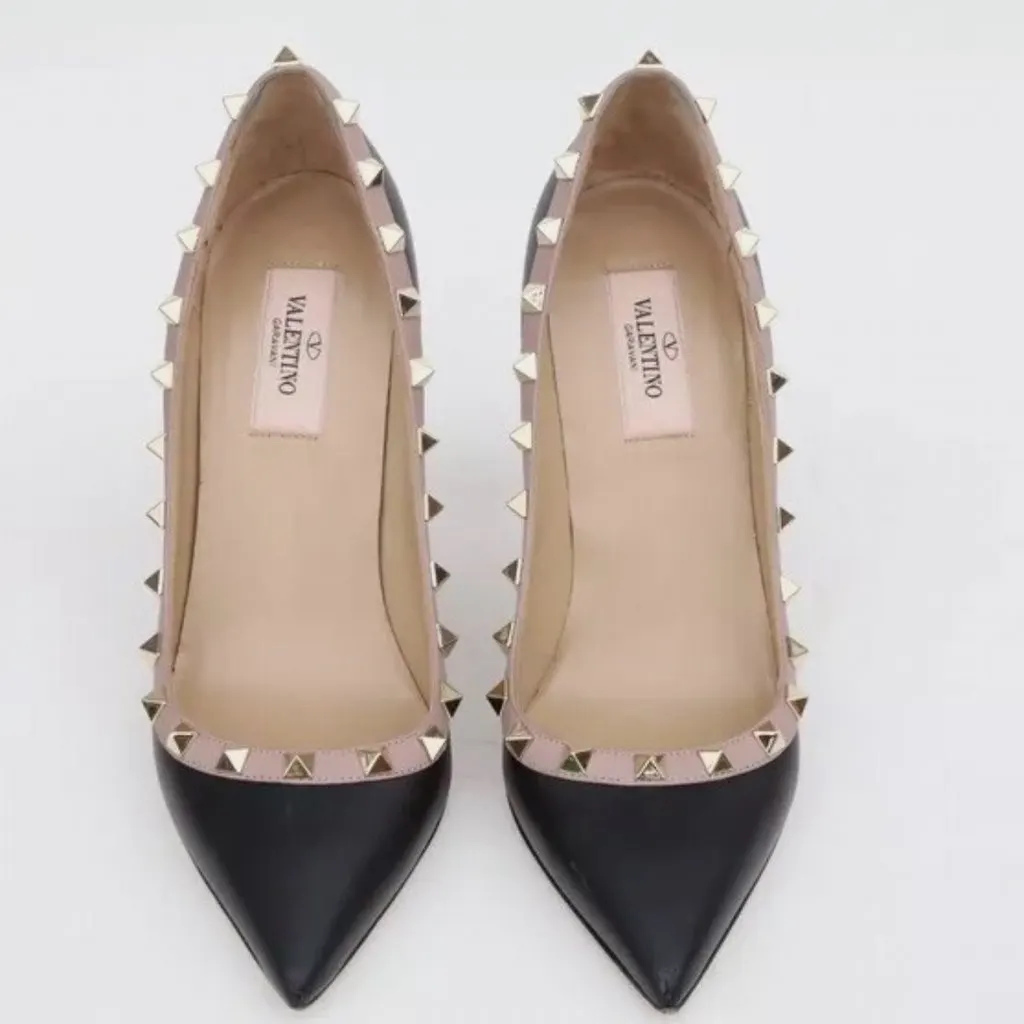 Valentino Rock stud Black Pumps Black Leather Very good - Inside View