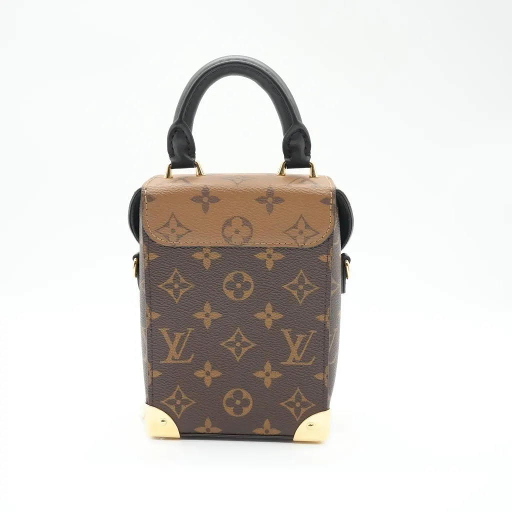 Louis Vuitton Camera Box Reverse Monogram Brown Canvas Very good - Back View