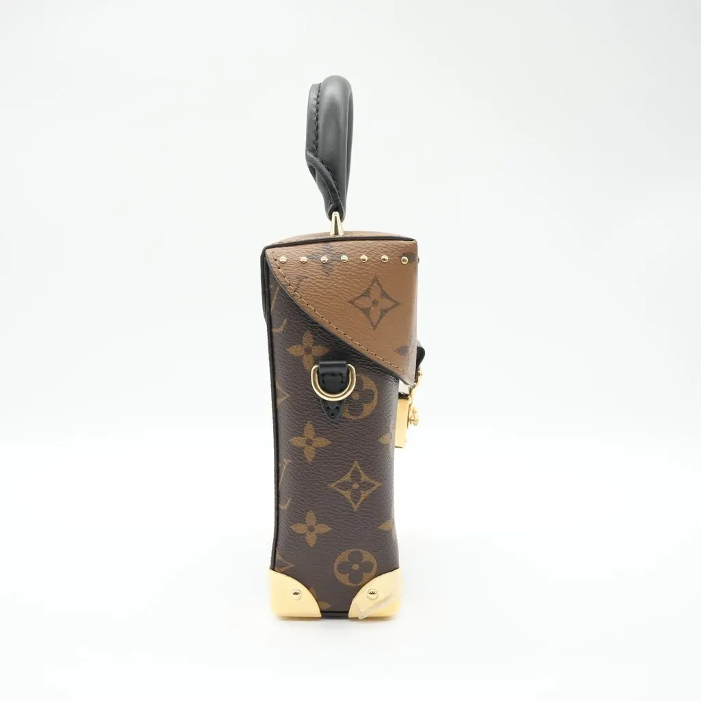 Louis Vuitton Camera Box Reverse Monogram Brown Canvas Very good - Box View