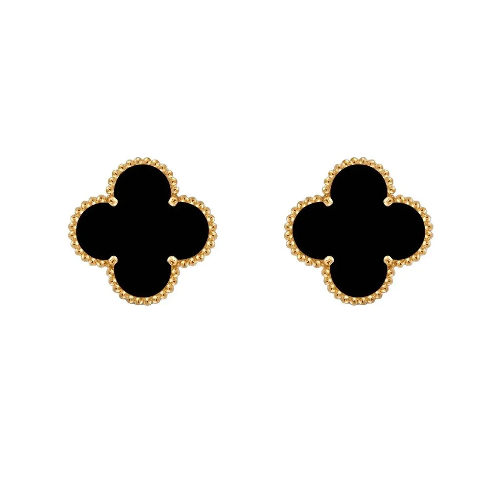 Van Cleef & Arpels Alahambra Black Gold Never worn - Front View