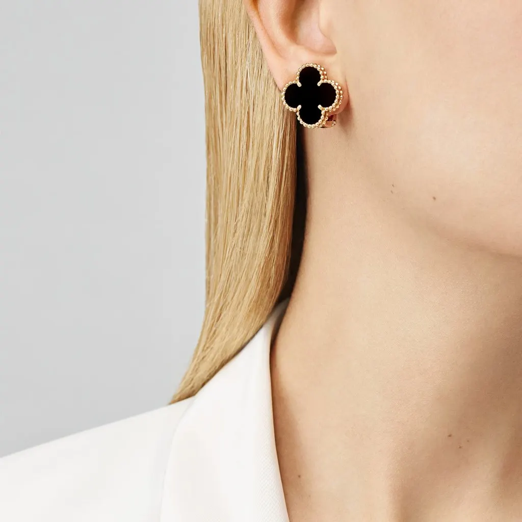 Van Cleef & Arpels Alahambra Black Gold Never worn - Inside View