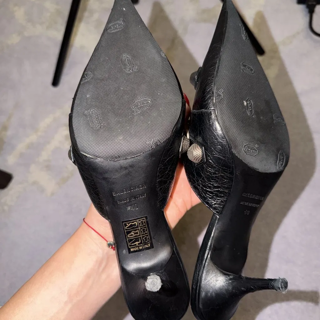 Balenciaga Good Condition Black Leather Very good - Box View