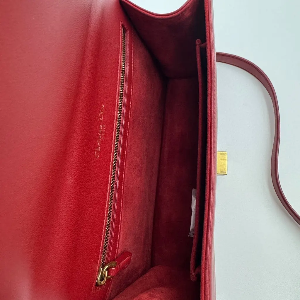 Dior Diorama Red Leather Good - Model View