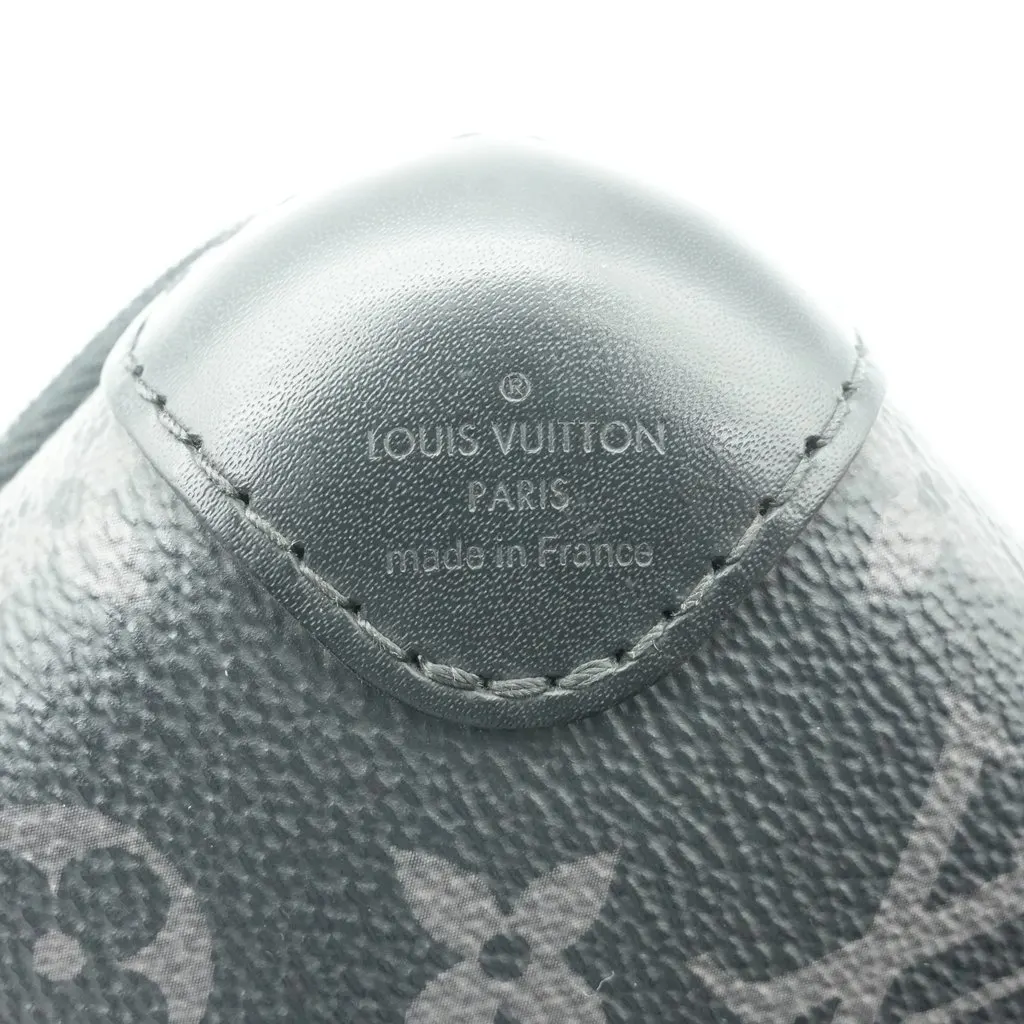 Louis Vuitton Horizon Clutch Monogram Eclipse Black Canvas Fair - Box View