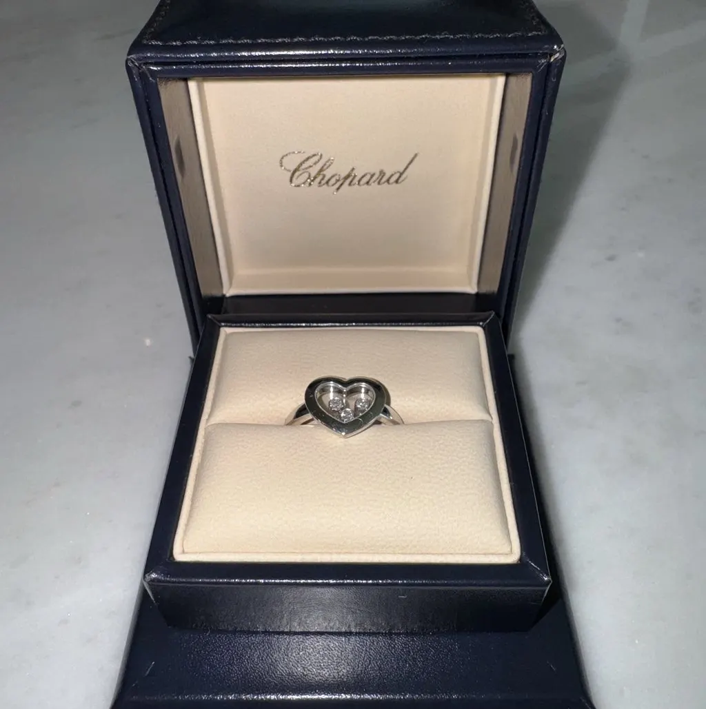 Chopard Happy Diamonds Silver White Gold Never worn - Inside View