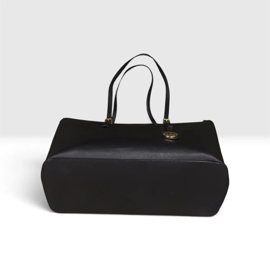 Michael Kors Jet Set Travel Large Black Saffiano Leather Shopper Tote Black Leather Very good - Inside View