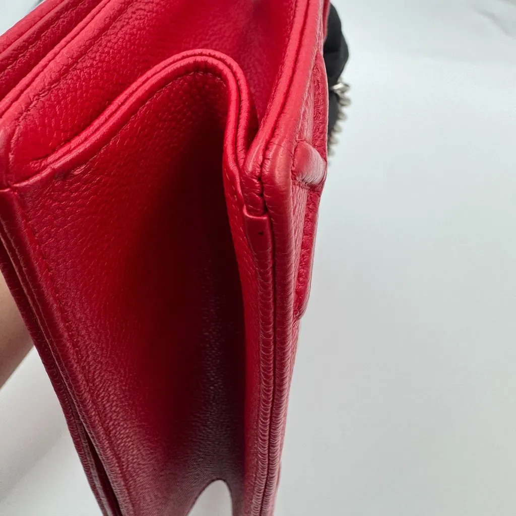 Dior Diorama Red Leather Good - Inside View