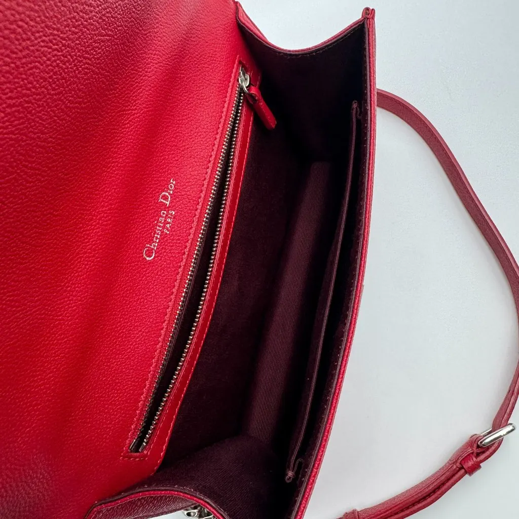 Dior Diorama Red Leather Good - Model View