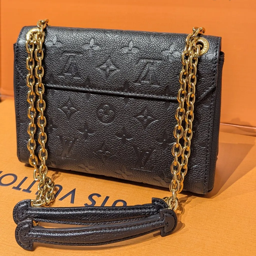 Louis Vuitton Vavin Black Leather Very good - Back View