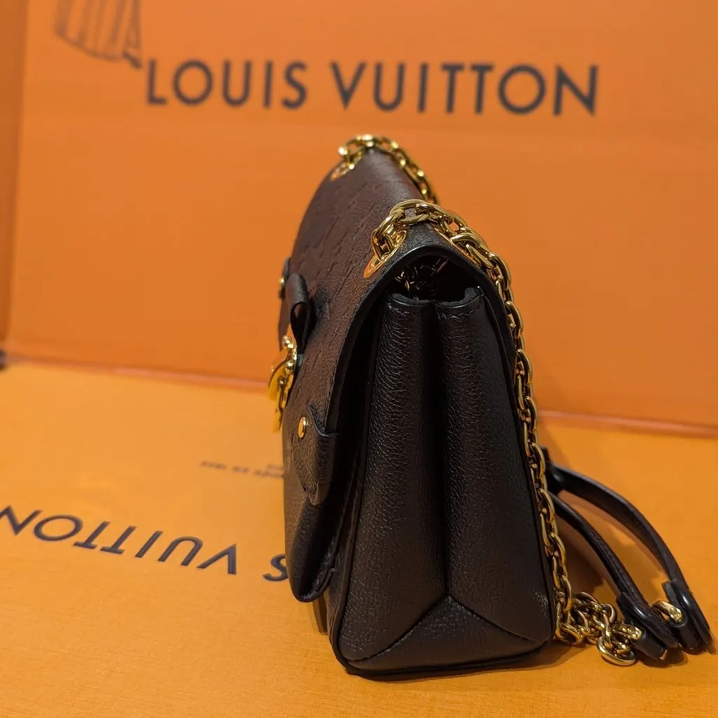 Louis Vuitton Vavin Black Leather Very good - Box View
