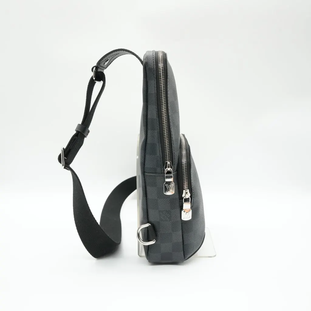 Louis Vuitton Avenue Slingbag Damier Graphite Black Black Canvas Very good - Box View