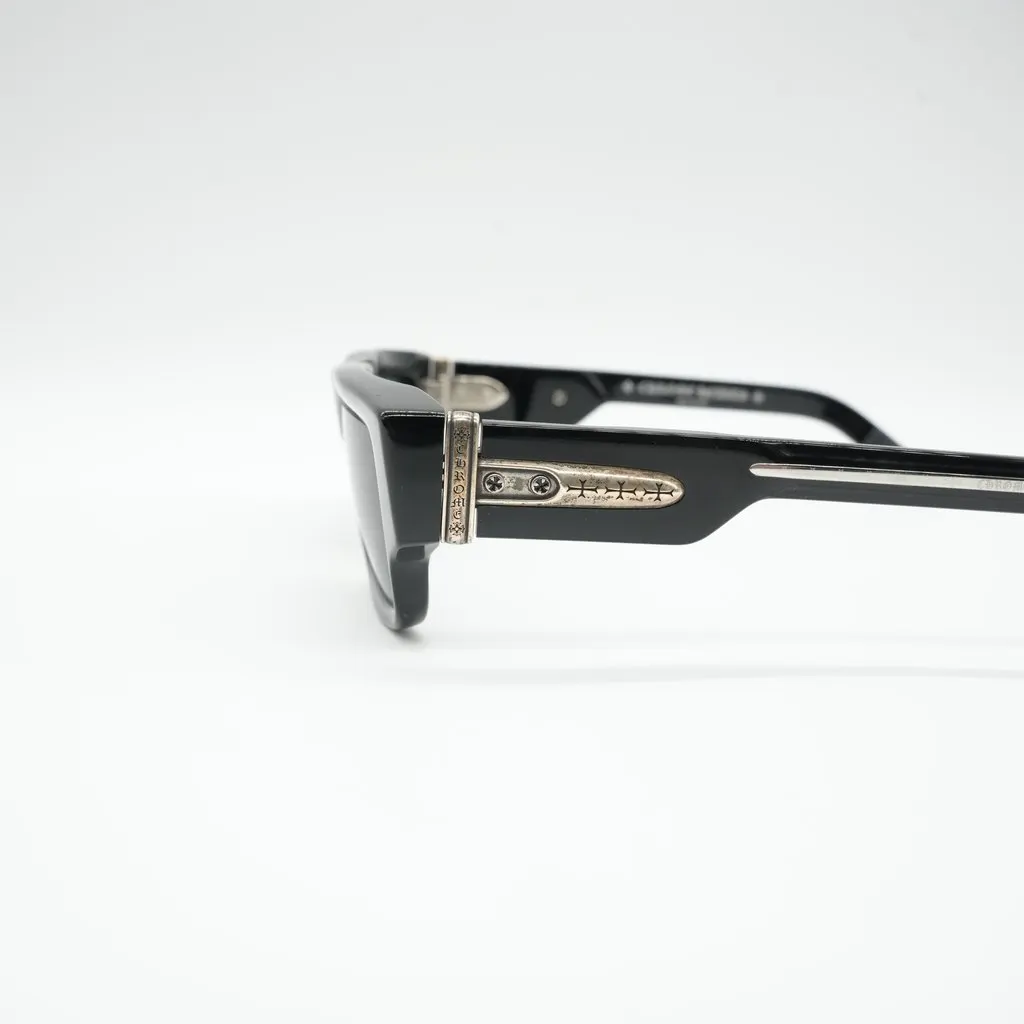 Chrome Hearts GIRTH QUAKE Sunglasses Black Acetate Fair - Model View