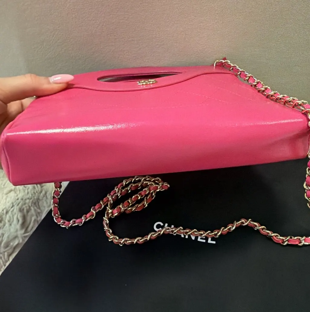 Chanel Mini 31 Shopping Bag Pink Leather Very good - Inside View