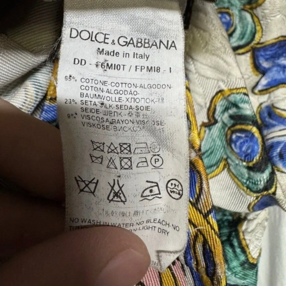Dolce & Gabbana Dress MultiColor Silk Very good - Model View