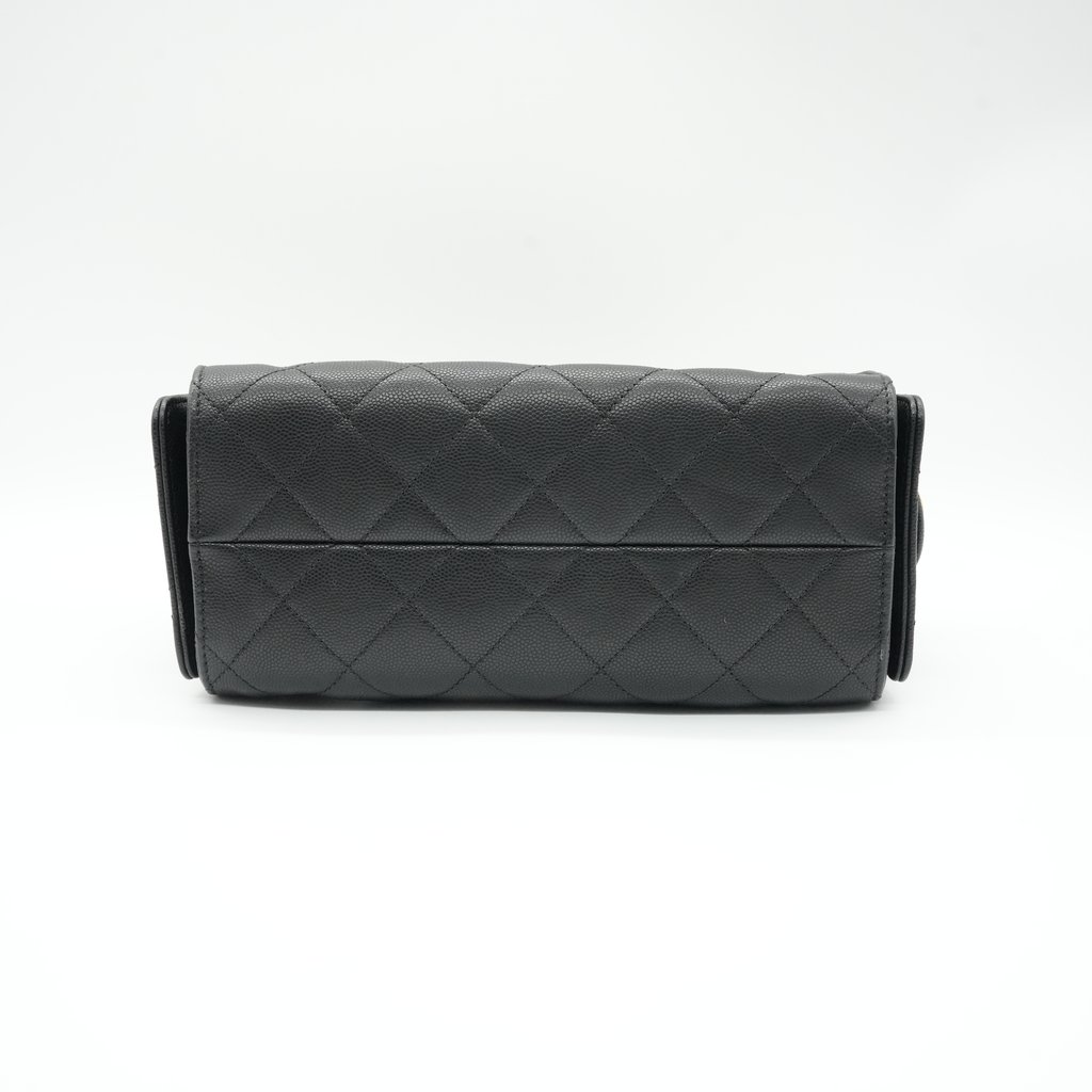 Chanel 25 Mini Handbag Black Grained | Libas Collective