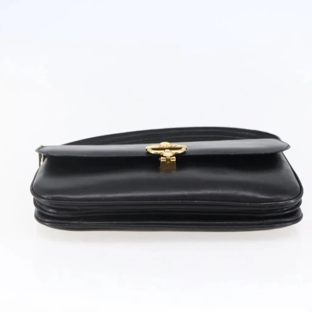 Celine Shoulder bag Black Leather Good - Inside View