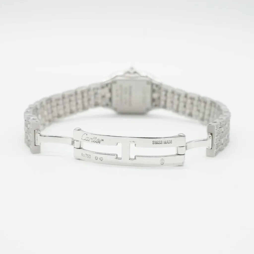 Cartier Panthere De Cartier Watch Mini Model, 18K White Gold, Diamond White Very good - Inside View