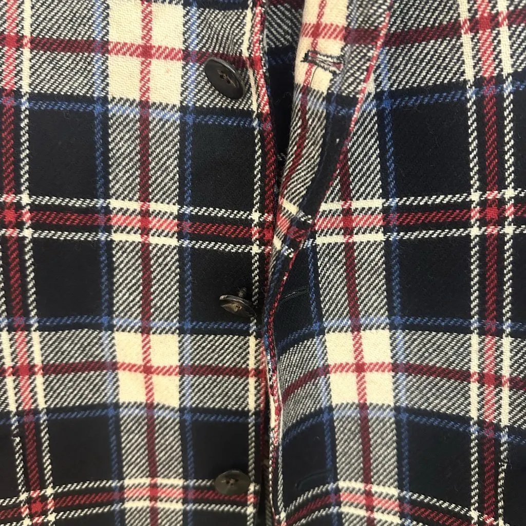 Boglioli BOGLIOLI Plaid Blazer • Size IT 50100% Wool • Made in ItalyExcellent condition Navy Wool Very good - Back View