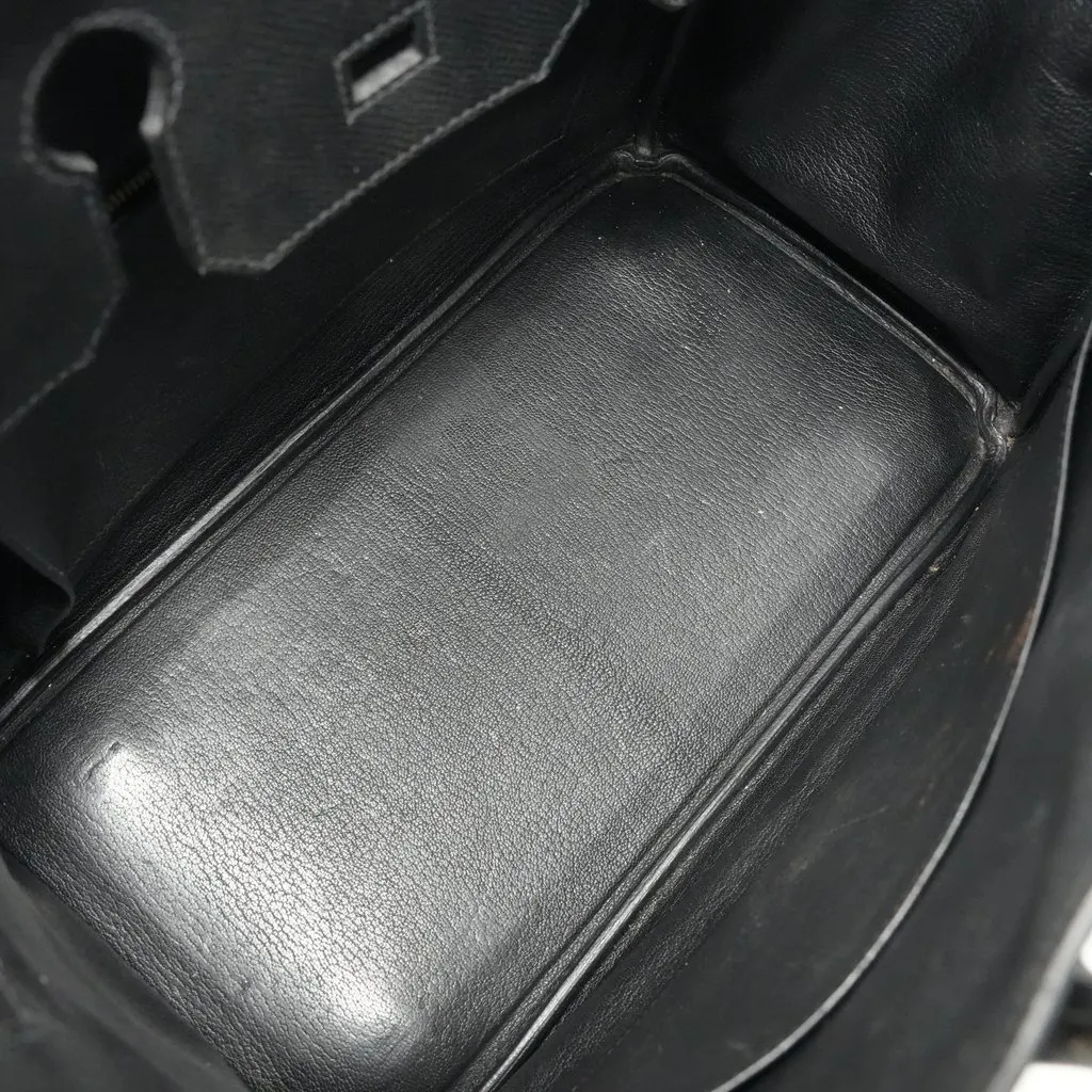 Hermès Birkin 30 Epsom Noir Stamp:Y(2020) Black Leather Fair - Model View