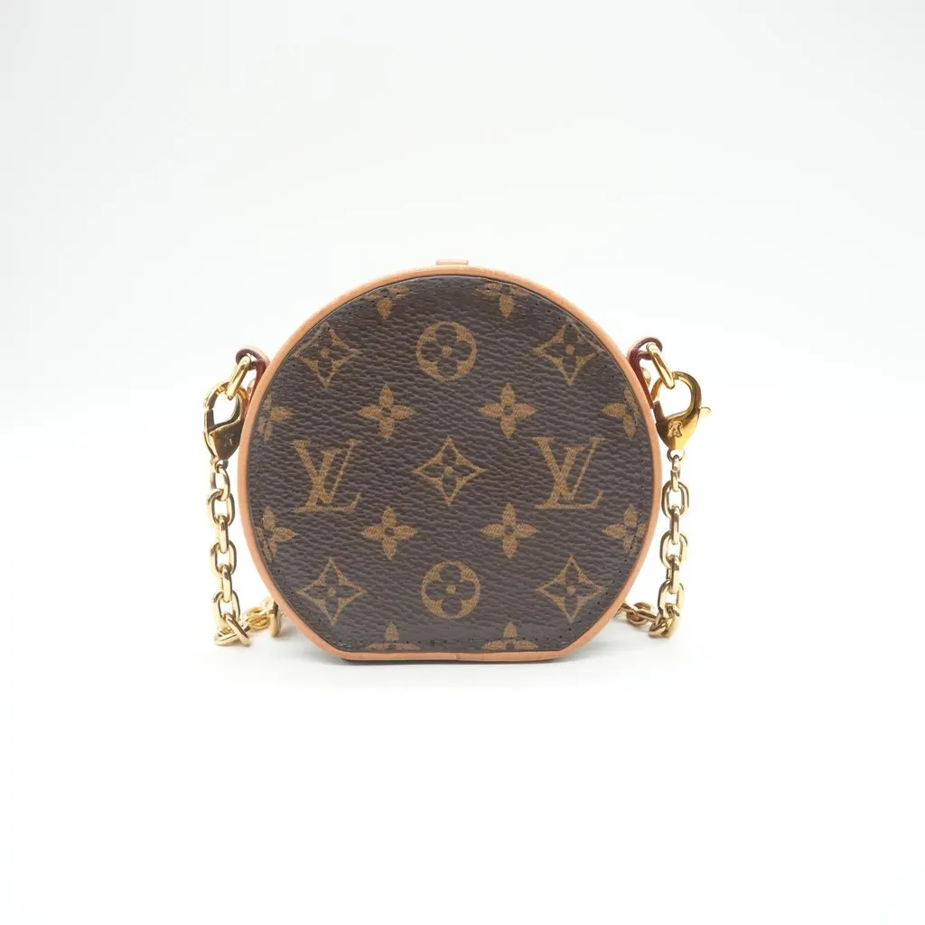 Louis Vuitton Monogram Boite Chapeau Crossbody Brown Canvas Good - Back View