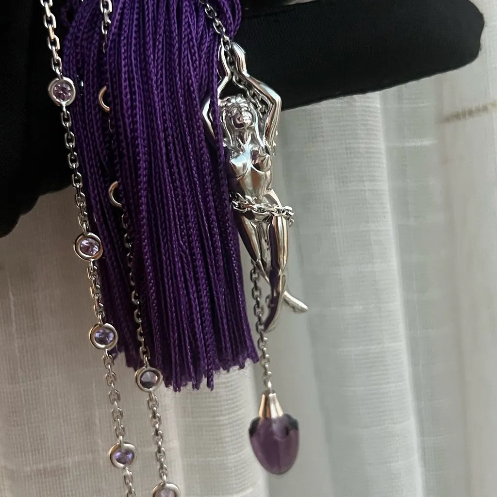 Boucheron Water Elf Purple Gold Very good - Back View