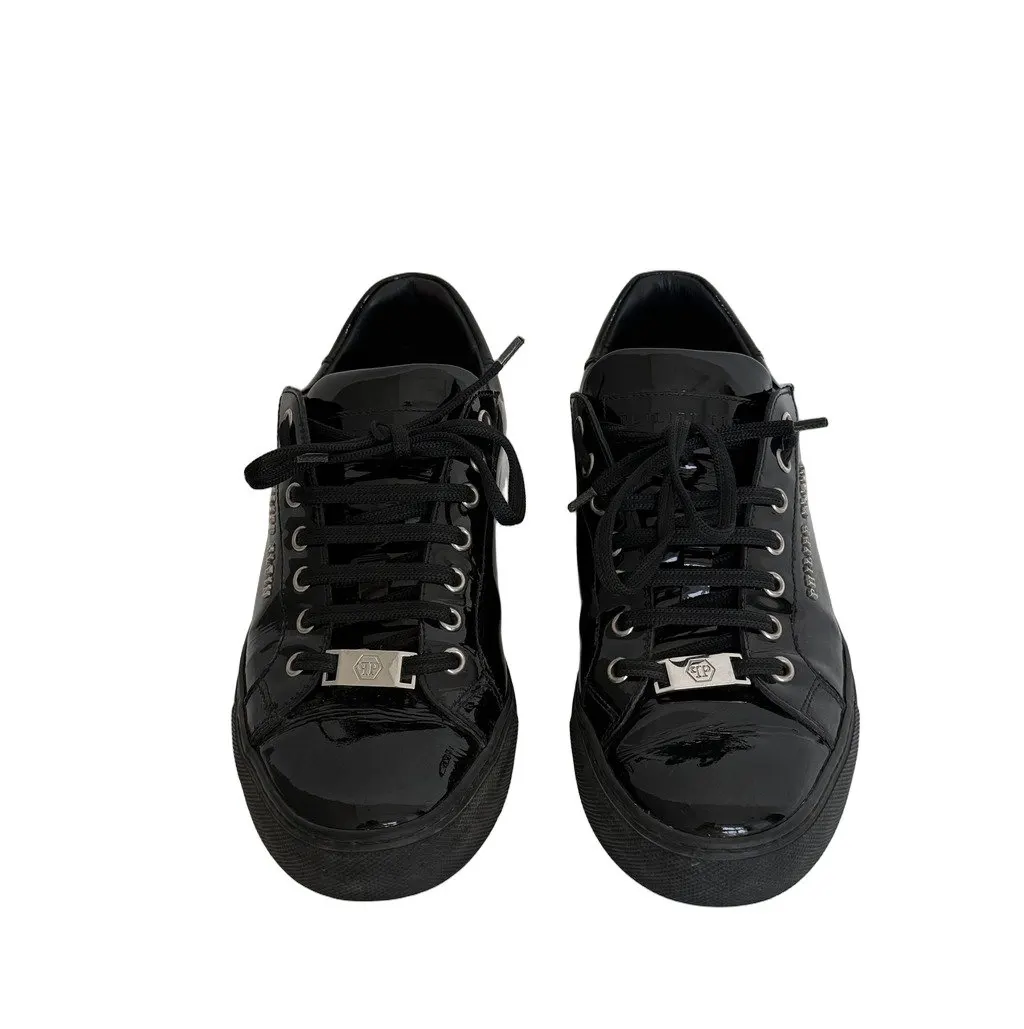 Philipp Plein Philipp Plein Low-Top Patent Leather Sneakers