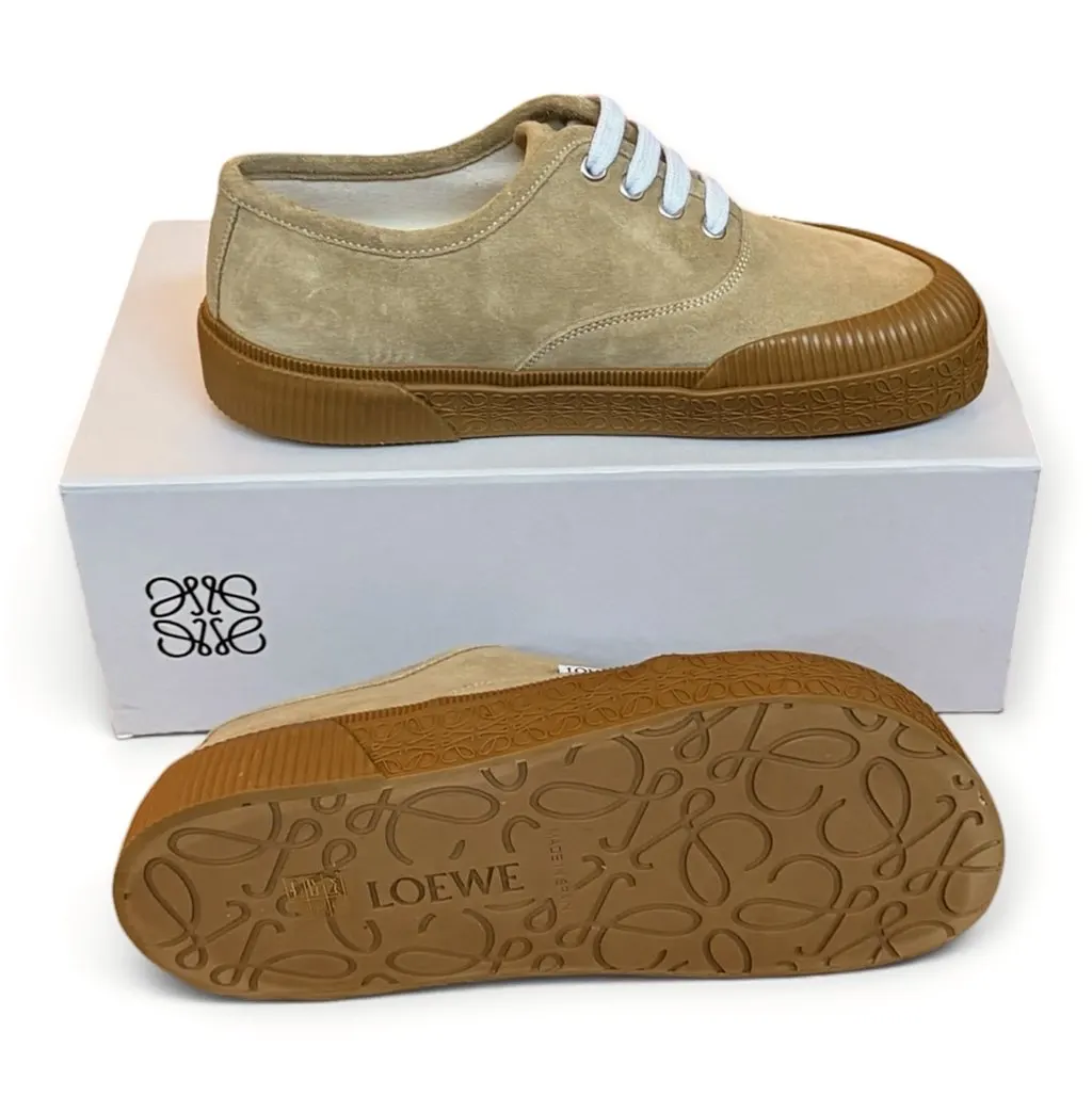 Loewe Loewe Sneaker Terra Vulca Gold Leather Never worn, with tag - Box View