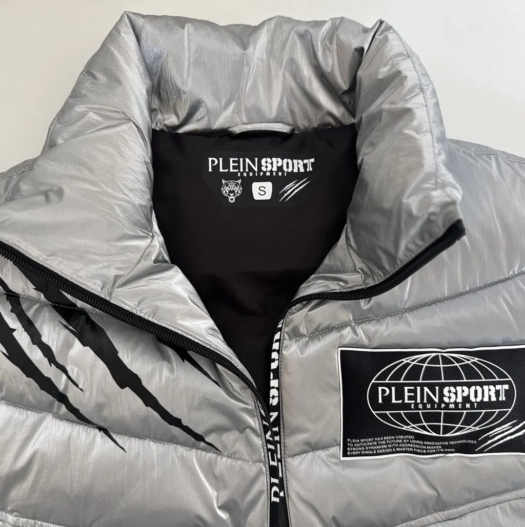 Philipp Plein Philippine Plein Sport Nylon Crease Vest Metallic Polyester Never worn - Inside View