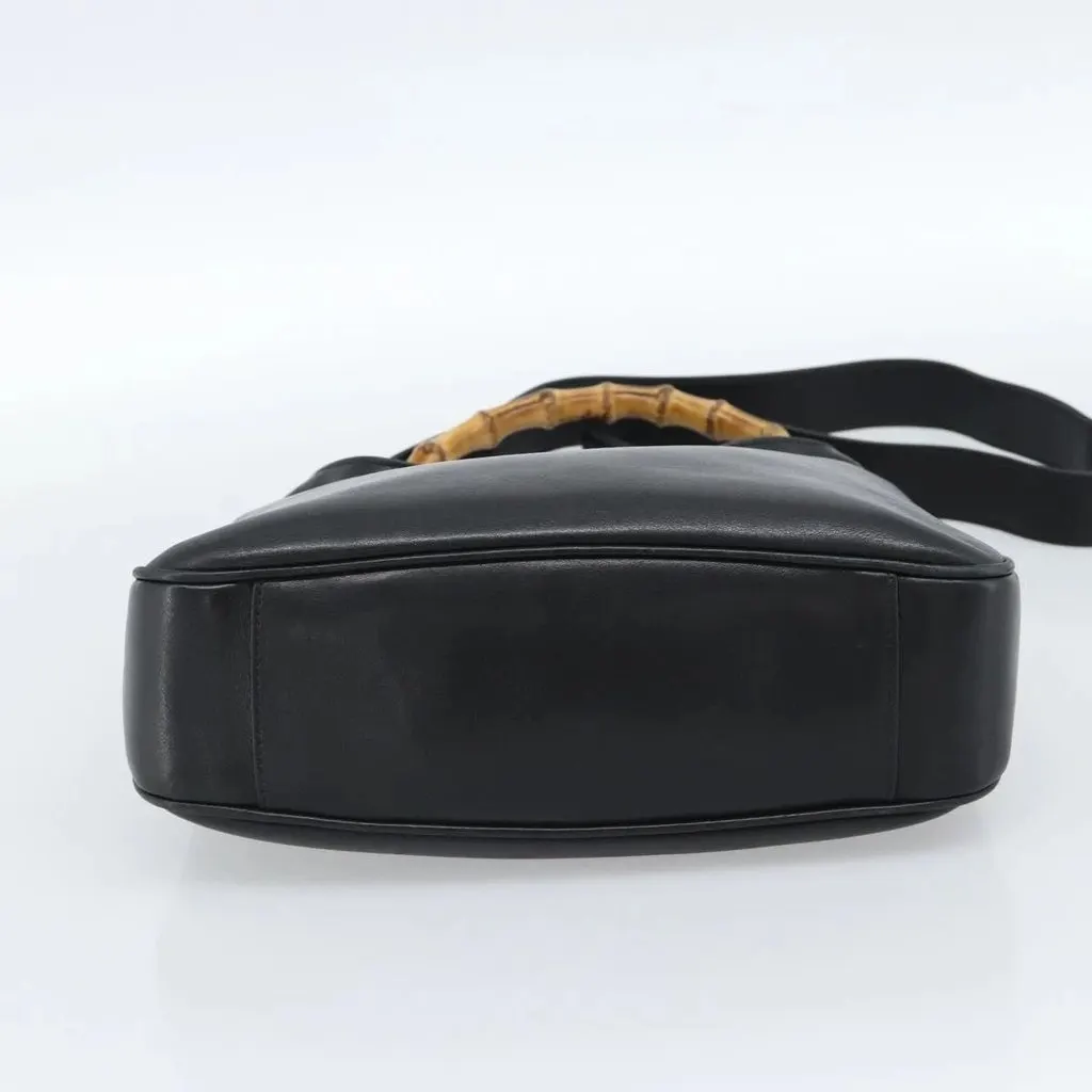 Gucci Hand bag Black Leather Good - Inside View