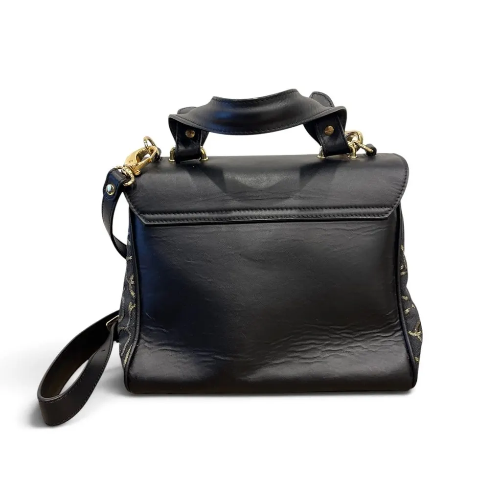 Braccialini Iris Orsetto Black Leather Never worn - Back View