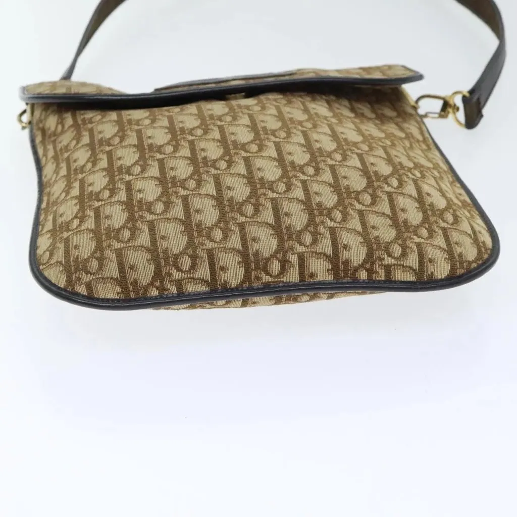 Dior Shoulder Bag Beige Canvas Good - Inside View