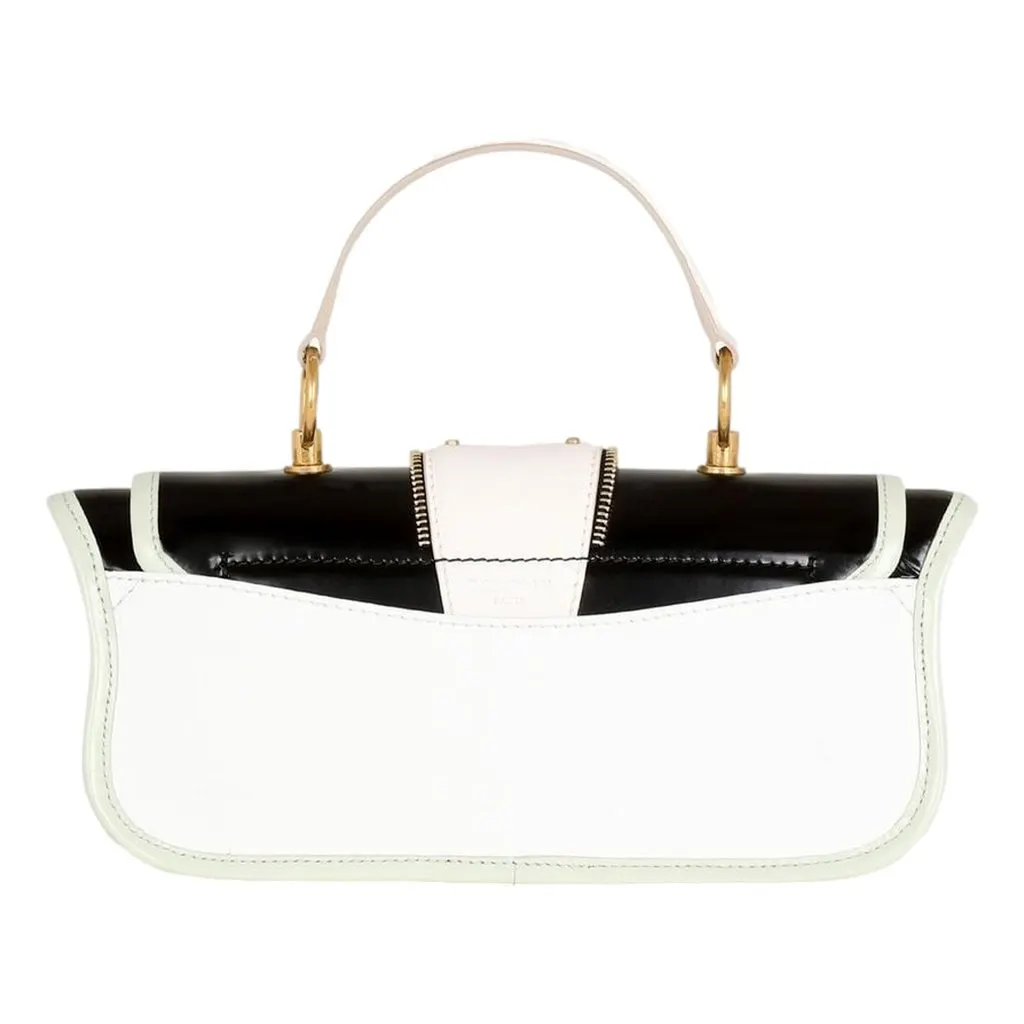 Balmain Balmain Blaze Mint Green Leather Baguette Top Handle Crossbody Bag Green Leather Never worn - Box View