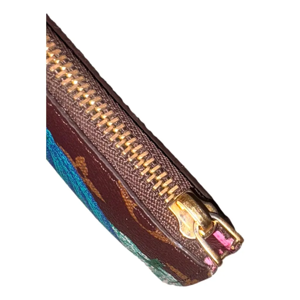 Louis Vuitton x YK Monogram Kusama Pumpkin Zipped Romy Card Holder Brown Leather Good - Box View