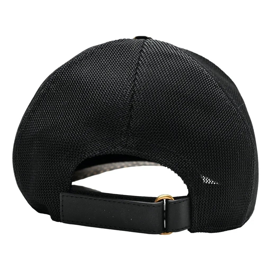 Gucci x Sega Guccy Stars Black Gold Leather Hat XL Black Leather Good - Inside View