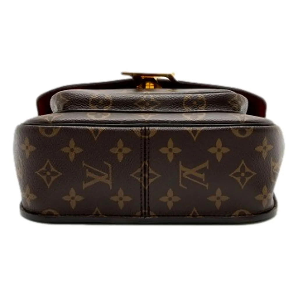 Louis Vuitton Passy Monogram Canvas Shoulder Bag Brown Canvas Good - Box View