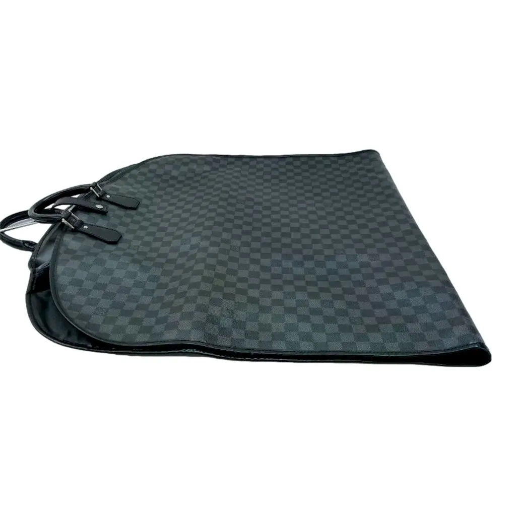 Louis Vuitton Damier Graphite Garment Bag Black Canvas Good - Back View